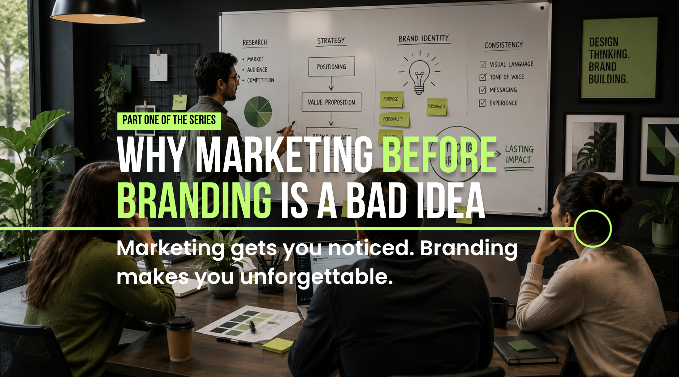 Why marketing before branding is risky