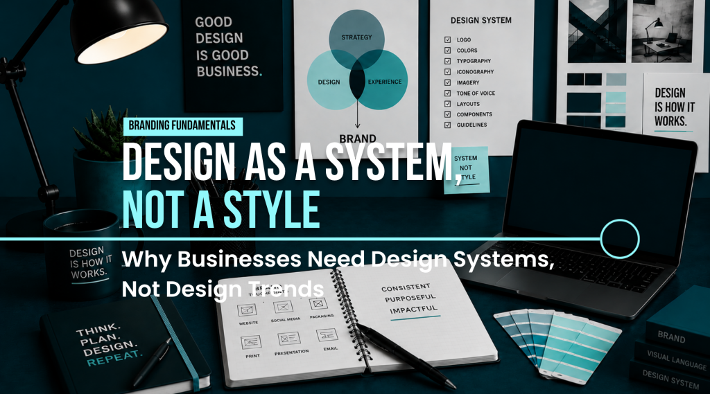Fishyhue Studio - Design as a System, Not a Style - Why Businesses Need Design Systems, Not Design Trends